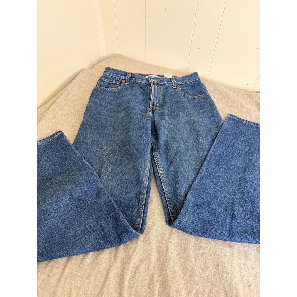 Levi's 550 Relaxed Tapered Jeans Medium Wash Blue Denim High Rise 6 M Vintage